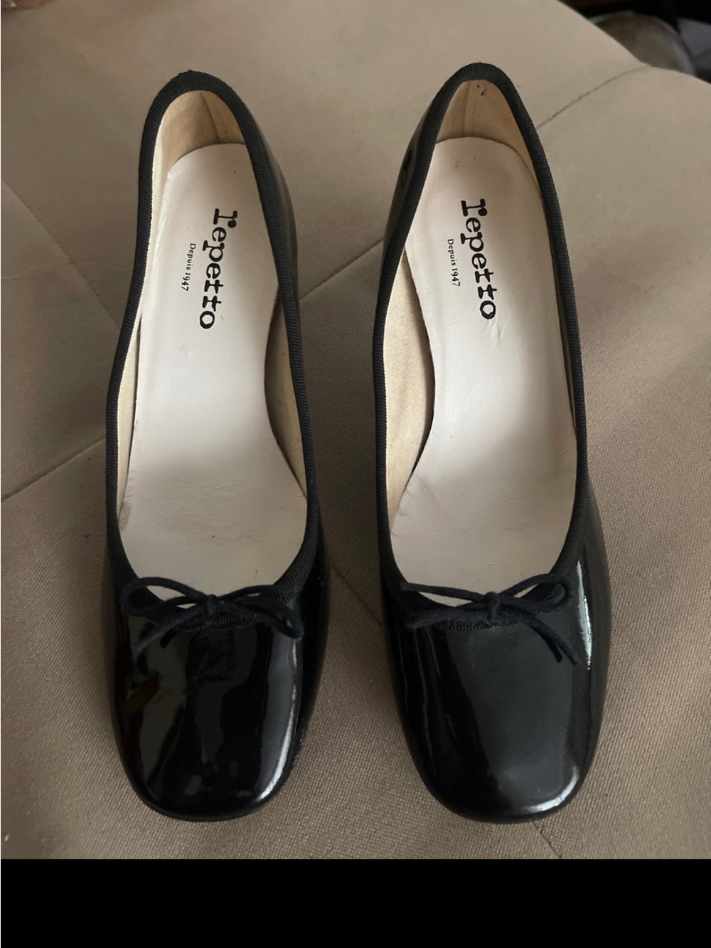 Repetto Black Patent Leather